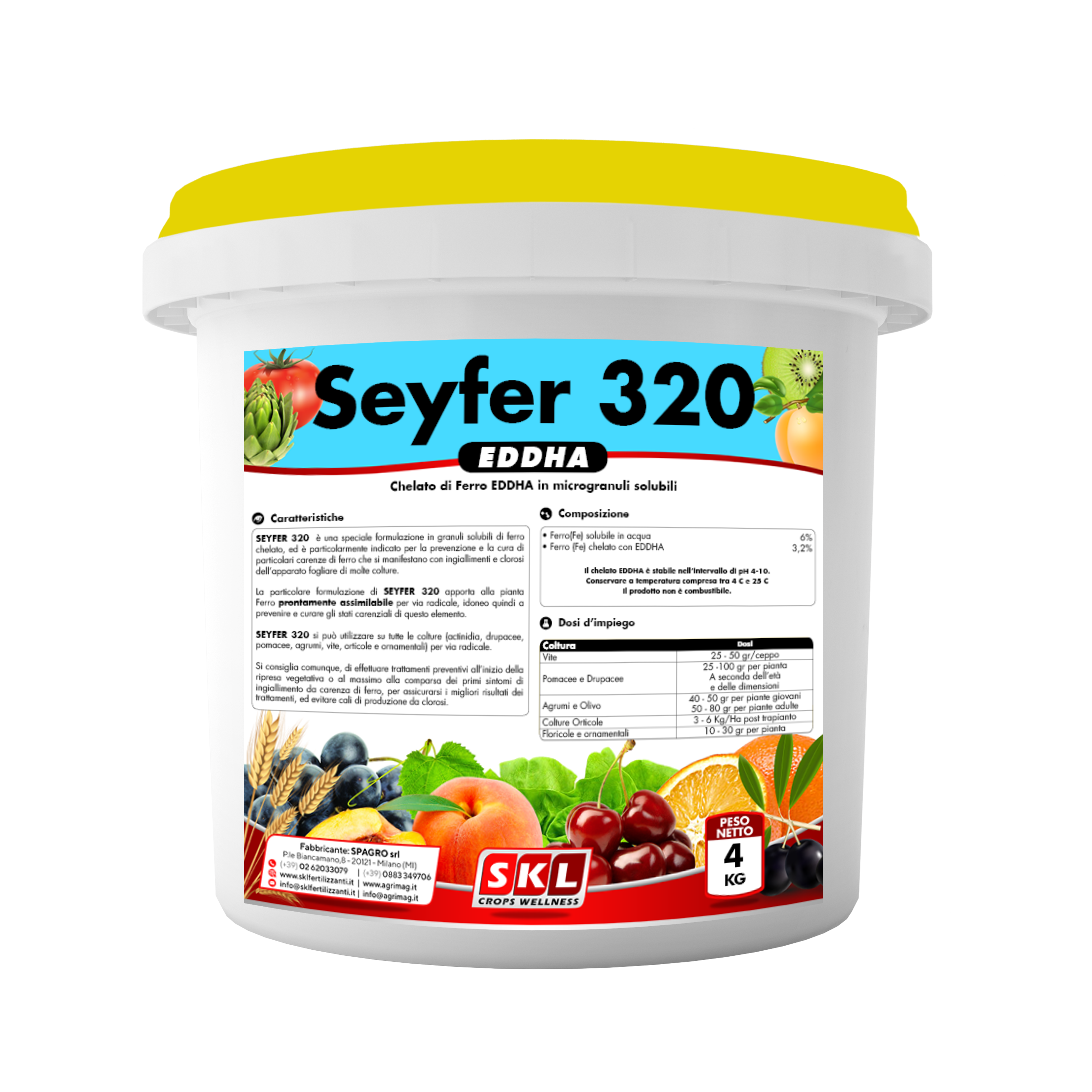 Seyfer 320 - chelato di ferro EDDHA 1 Seyfer 320 - chelato di ferro EDDHA