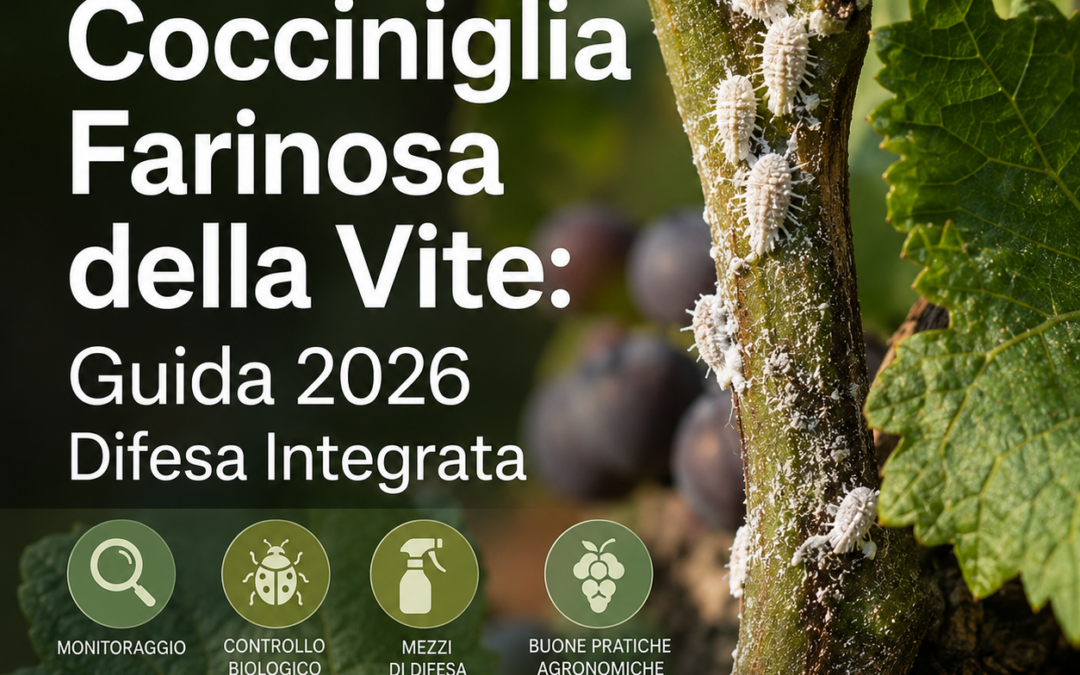 Cocciniglia Farinosa della Vite: Guida 2026 Difesa Integrata