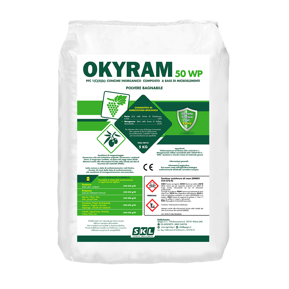 Okyram 50 WP - rame ossicloruro 50%