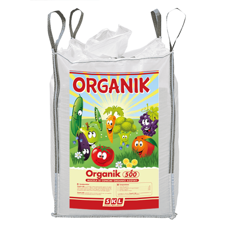 Concime Organik 500 (saccone intero) 650 kg (Ammesso in Bio) 3 Concime Organik 500 (saccone intero) 650 kg (Ammesso in Bio) - immagine 3