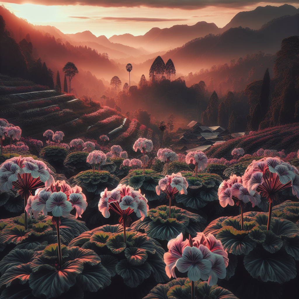 Coltivazione del Pelargonium sidoides: Il Geranio Africano dalla Molteplici Virtù