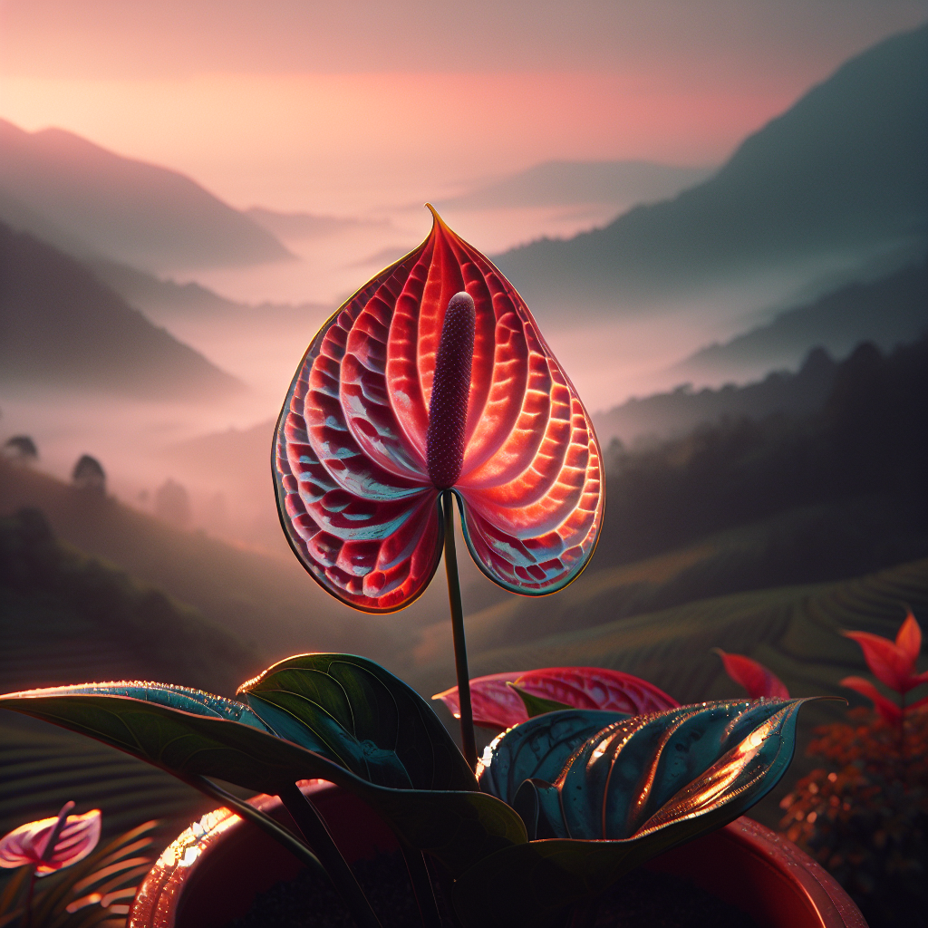 Anthurium andraeanum 2 Anthurium andraeanum