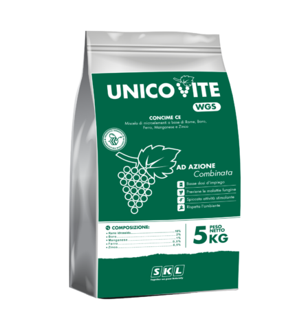 Unico Vite WGS - Rame, Boro, Ferro, Manganese e Zinco