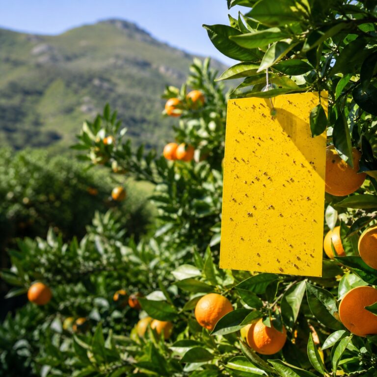 mosca della frutta trappola cromotropica agrumeto agrimag