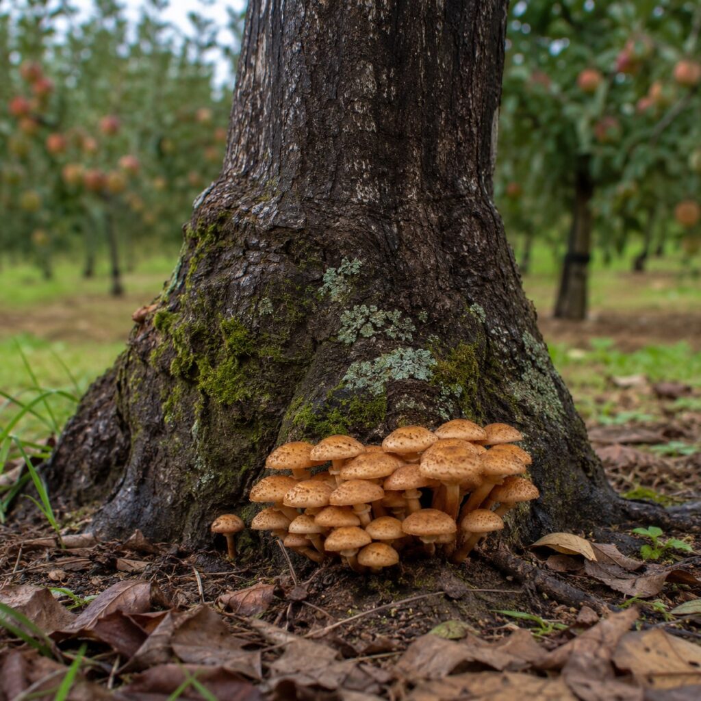 Armillaria Mellea: Guida 2026 al Marciume Radicale degli Alberi da Frutto