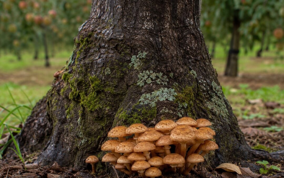 Armillaria Mellea: Guida 2026 al Marciume Radicale degli Alberi da Frutto