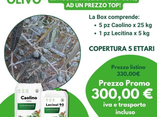 Box Protezione Olivo: Caolino + Lecitina di Soia