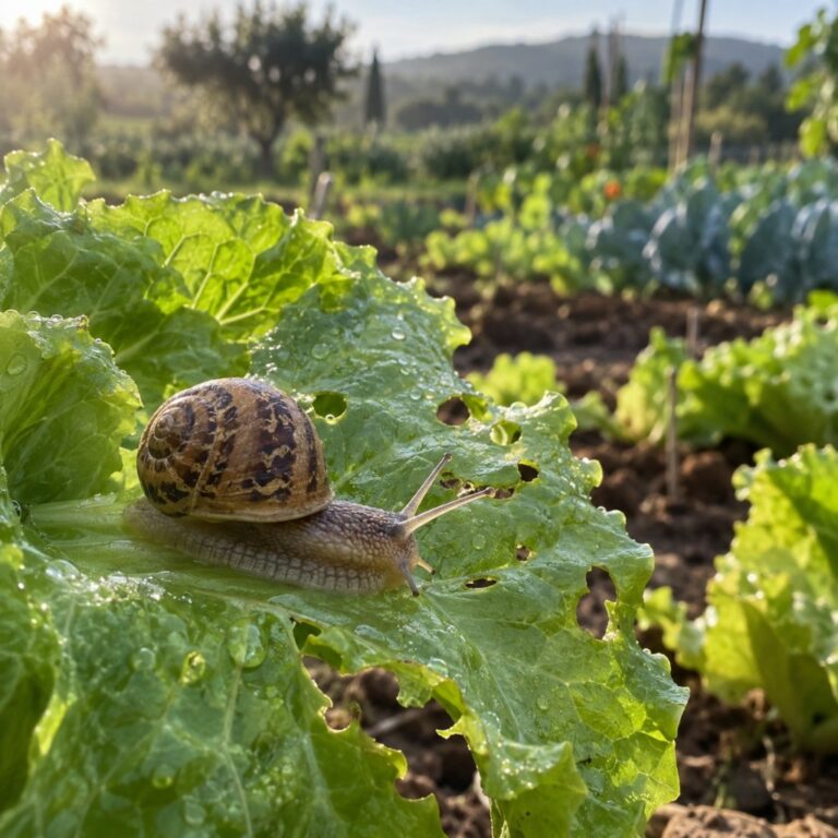 cosa mangiano le lumache chiocciola lattuga orto