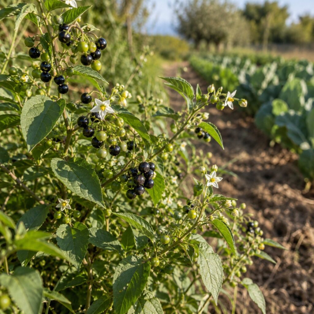 Solanum nigrum: riconoscere la morella comune e gestirla in campo 1 Solanum nigrum: riconoscere la morella comune e gestirla in campo